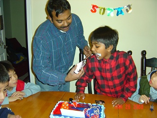 Dad was nice ..he did not  mesh with me :)